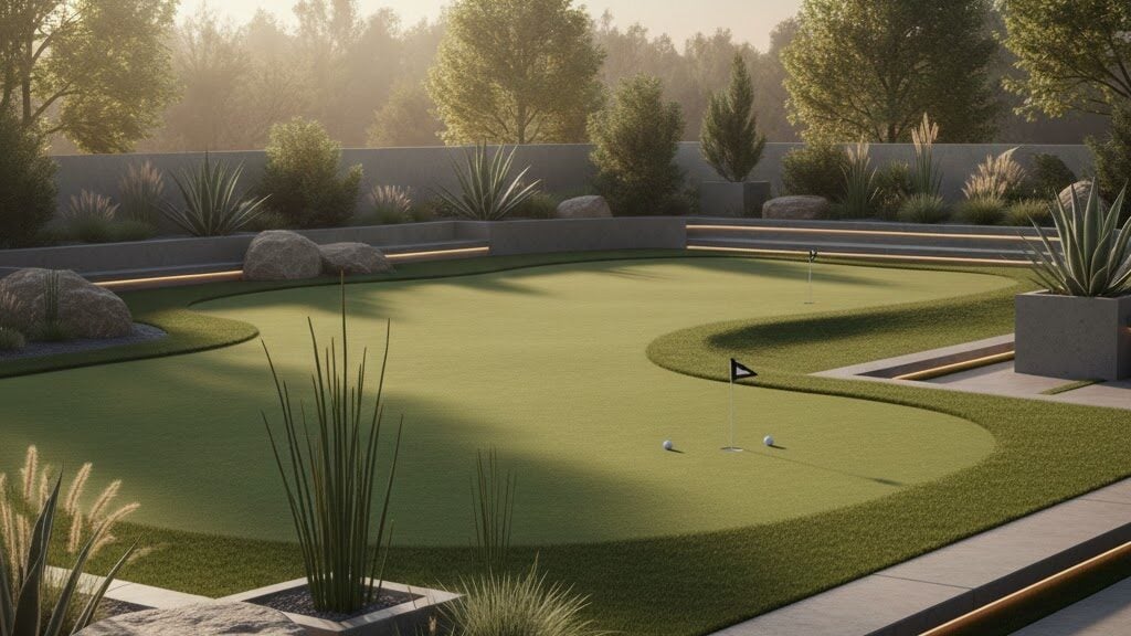 Backyard putting green San Jose