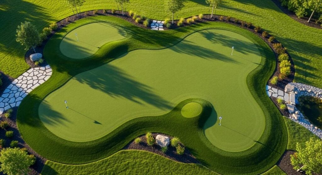 Backyard putting green, San Jose