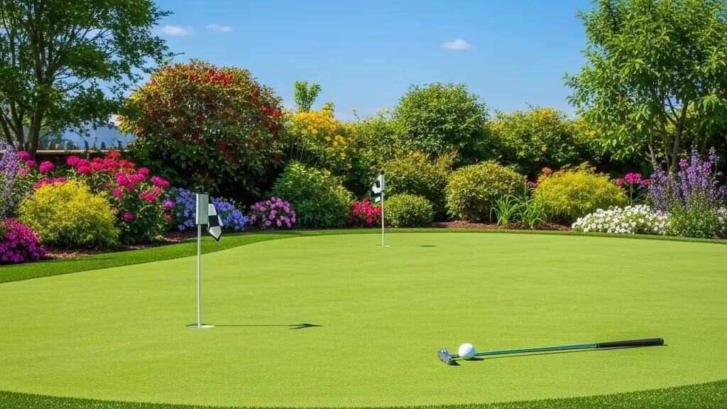 Backyard putting green San Jose