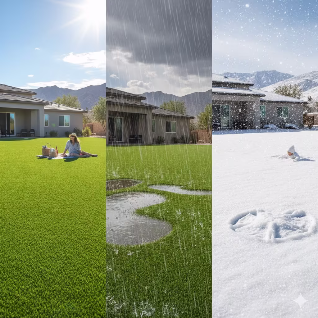 Artificial turf weather performance San Jose