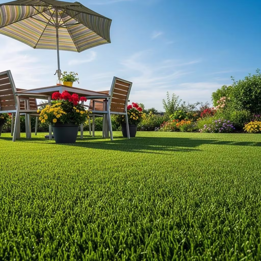 Artificial turf landscape San Jose, CA
