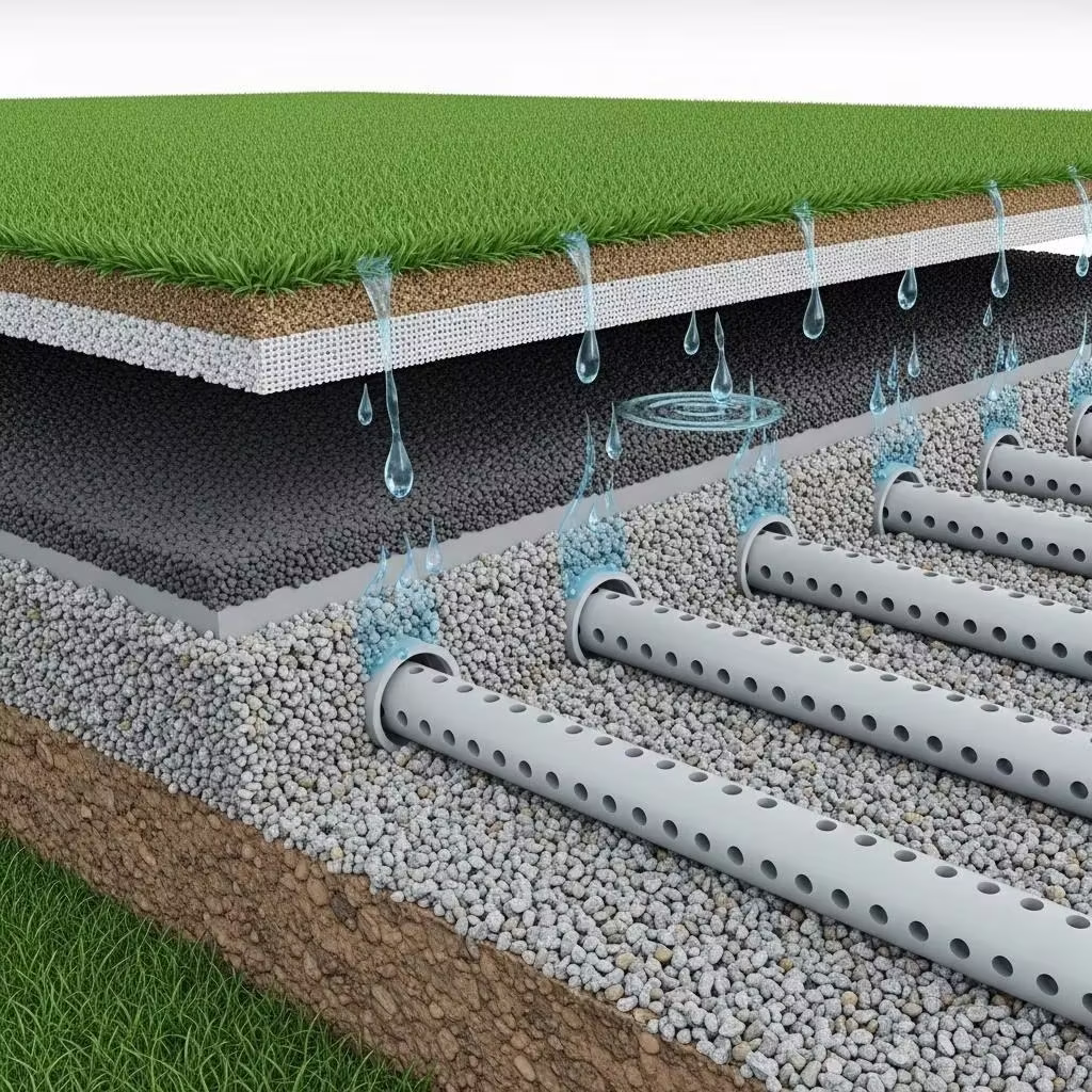Drainage system layers San Jose, CA