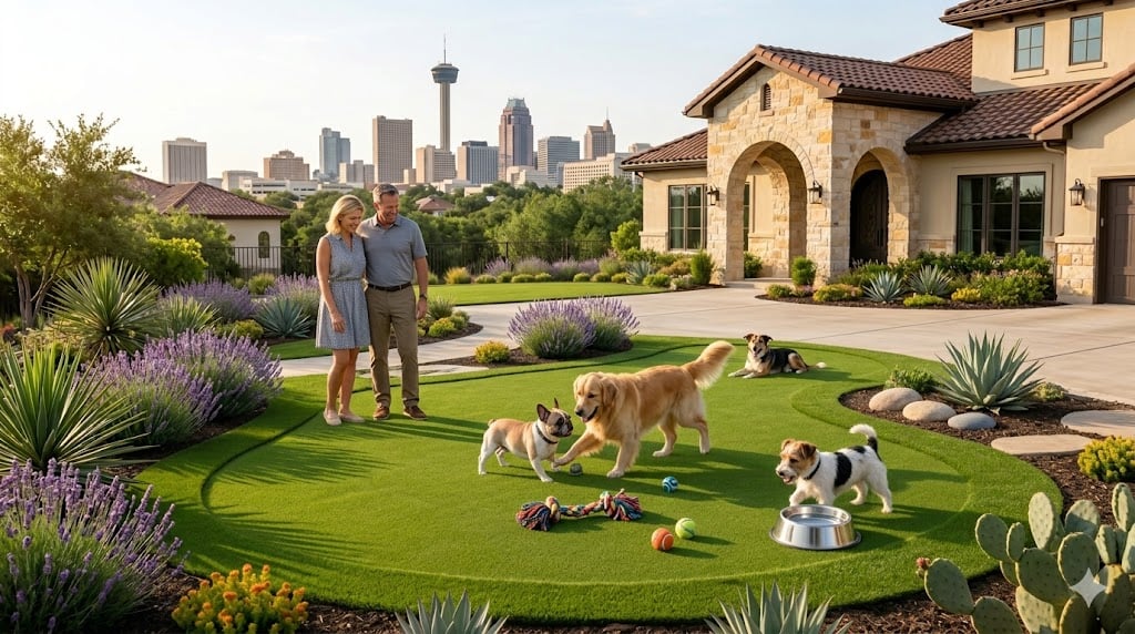 Pet-friendly artificial turf in San Jose