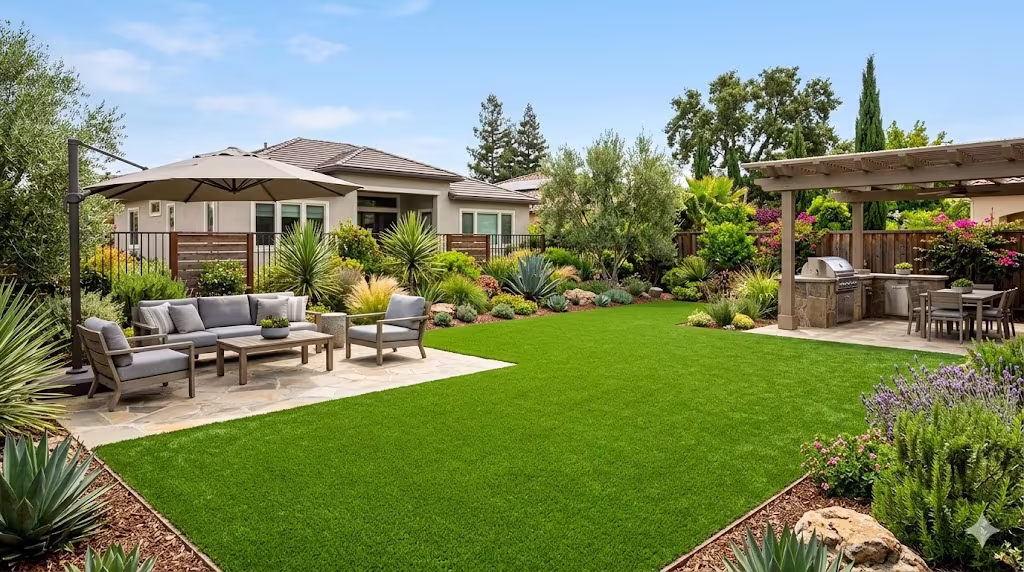 San Jose backyard with Coronado Platinum Turf