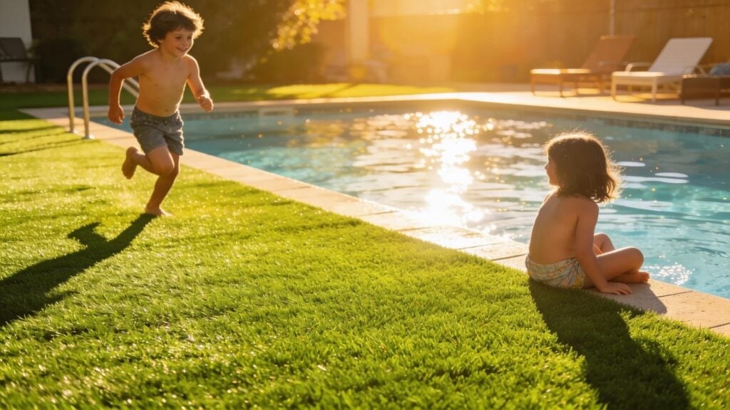What Are the Key Benefits of Using Artificial Turf for Resort-Style Pool Decking