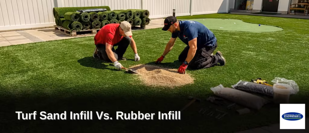 Turf Sand Infill vs. Rubber Infill
